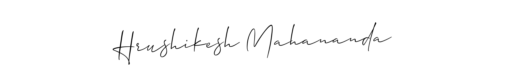 Once you've used our free online signature maker to create your best signature Allison_Script style, it's time to enjoy all of the benefits that Hrushikesh Mahananda name signing documents. Hrushikesh Mahananda signature style 2 images and pictures png