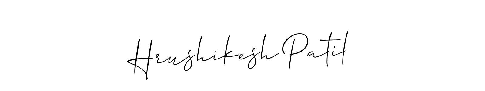 Also we have Hrushikesh Patil name is the best signature style. Create professional handwritten signature collection using Allison_Script autograph style. Hrushikesh Patil signature style 2 images and pictures png