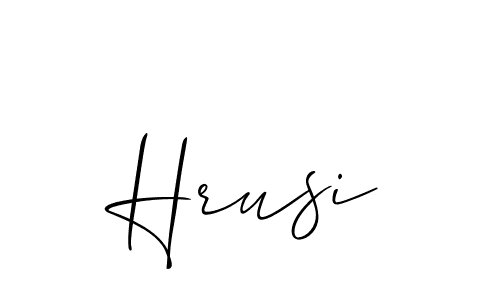 Once you've used our free online signature maker to create your best signature Allison_Script style, it's time to enjoy all of the benefits that Hrusi name signing documents. Hrusi signature style 2 images and pictures png
