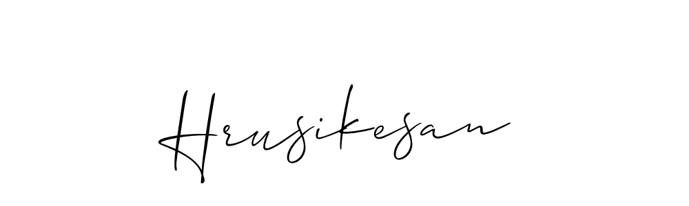 Hrusikesan stylish signature style. Best Handwritten Sign (Allison_Script) for my name. Handwritten Signature Collection Ideas for my name Hrusikesan. Hrusikesan signature style 2 images and pictures png
