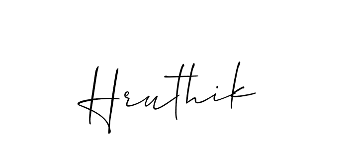 It looks lik you need a new signature style for name Hruthik. Design unique handwritten (Allison_Script) signature with our free signature maker in just a few clicks. Hruthik signature style 2 images and pictures png