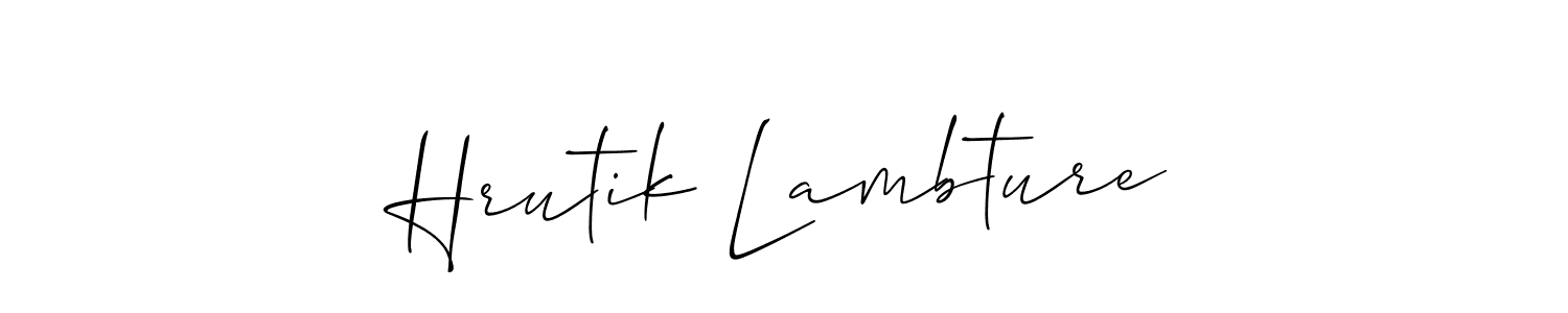 Make a beautiful signature design for name Hrutik Lambture. Use this online signature maker to create a handwritten signature for free. Hrutik Lambture signature style 2 images and pictures png