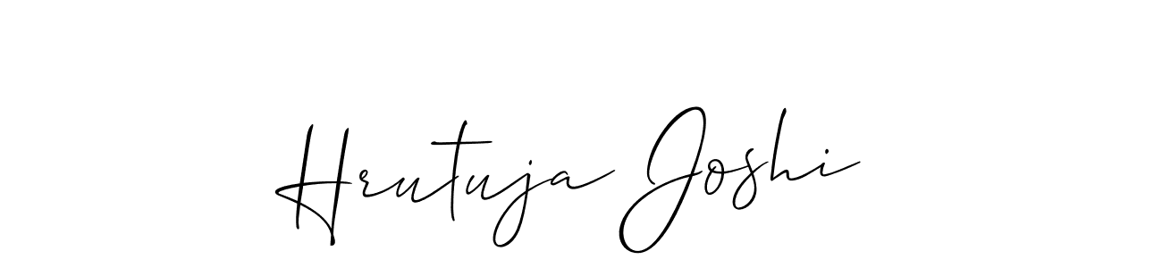 Best and Professional Signature Style for Hrutuja Joshi. Allison_Script Best Signature Style Collection. Hrutuja Joshi signature style 2 images and pictures png