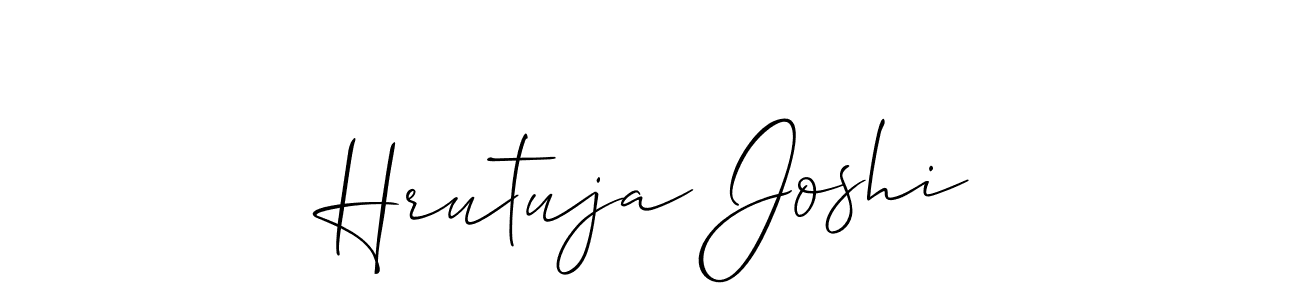 Best and Professional Signature Style for Hrutuja Joshi. Allison_Script Best Signature Style Collection. Hrutuja Joshi signature style 2 images and pictures png