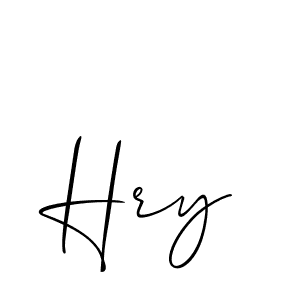 Make a beautiful signature design for name Hry. Use this online signature maker to create a handwritten signature for free. Hry signature style 2 images and pictures png
