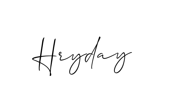 Once you've used our free online signature maker to create your best signature Allison_Script style, it's time to enjoy all of the benefits that Hryday name signing documents. Hryday signature style 2 images and pictures png