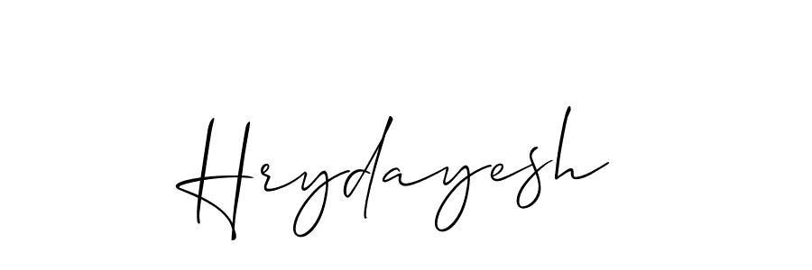 Also we have Hrydayesh name is the best signature style. Create professional handwritten signature collection using Allison_Script autograph style. Hrydayesh signature style 2 images and pictures png