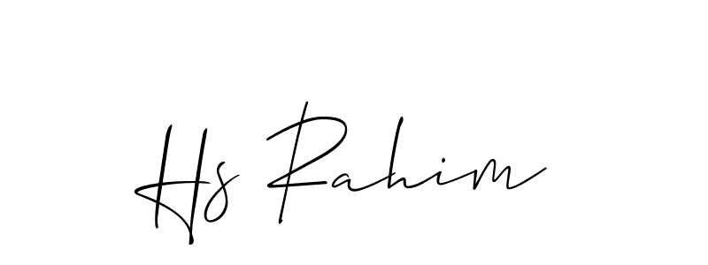 You can use this online signature creator to create a handwritten signature for the name Hs Rahim. This is the best online autograph maker. Hs Rahim signature style 2 images and pictures png