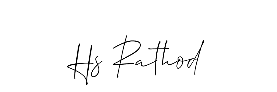 if you are searching for the best signature style for your name Hs Rathod. so please give up your signature search. here we have designed multiple signature styles  using Allison_Script. Hs Rathod signature style 2 images and pictures png