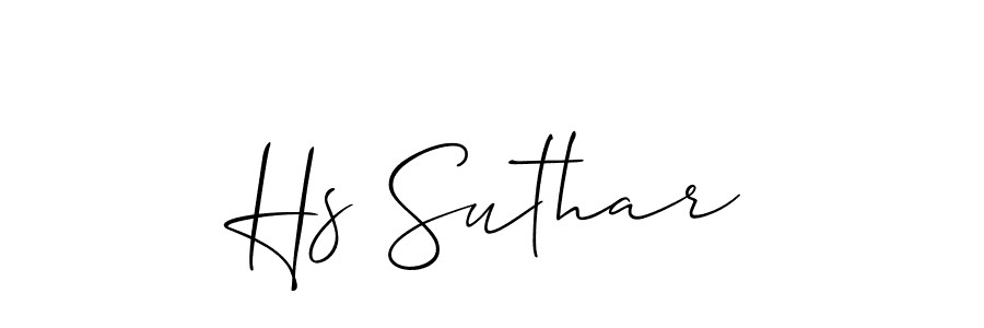Once you've used our free online signature maker to create your best signature Allison_Script style, it's time to enjoy all of the benefits that Hs Suthar name signing documents. Hs Suthar signature style 2 images and pictures png