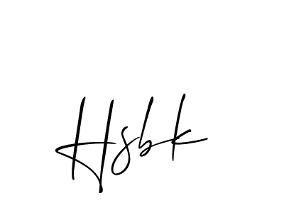 You should practise on your own different ways (Allison_Script) to write your name (Hsbk) in signature. don't let someone else do it for you. Hsbk signature style 2 images and pictures png