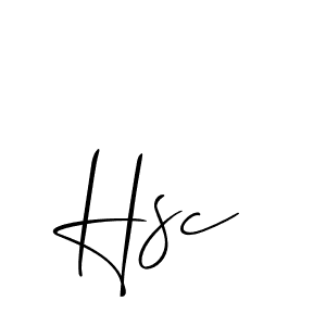 Similarly Allison_Script is the best handwritten signature design. Signature creator online .You can use it as an online autograph creator for name Hsc. Hsc signature style 2 images and pictures png