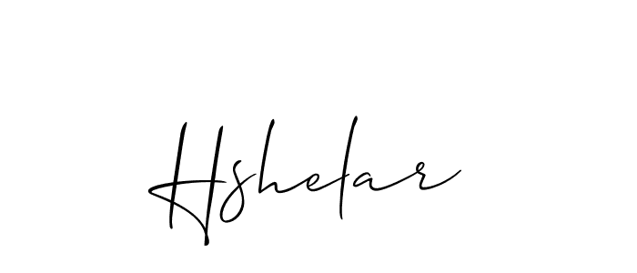 if you are searching for the best signature style for your name Hshelar. so please give up your signature search. here we have designed multiple signature styles  using Allison_Script. Hshelar signature style 2 images and pictures png