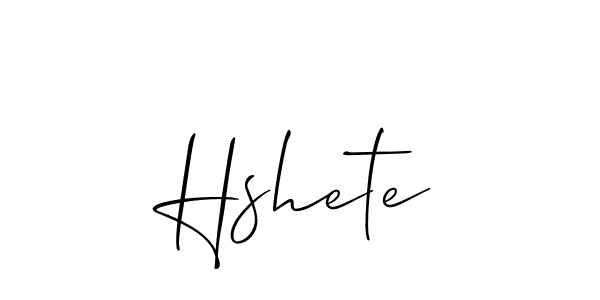 Once you've used our free online signature maker to create your best signature Allison_Script style, it's time to enjoy all of the benefits that Hshete name signing documents. Hshete signature style 2 images and pictures png