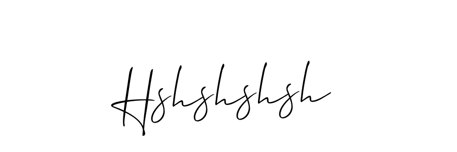 Best and Professional Signature Style for Hshshshsh. Allison_Script Best Signature Style Collection. Hshshshsh signature style 2 images and pictures png