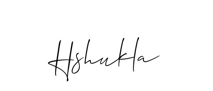 Make a beautiful signature design for name Hshukla. Use this online signature maker to create a handwritten signature for free. Hshukla signature style 2 images and pictures png