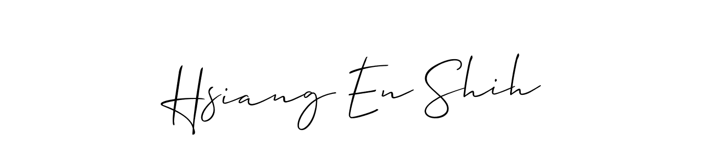 Best and Professional Signature Style for Hsiang En Shih. Allison_Script Best Signature Style Collection. Hsiang En Shih signature style 2 images and pictures png