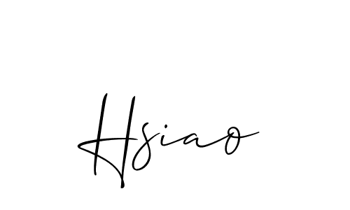Make a short Hsiao signature style. Manage your documents anywhere anytime using Allison_Script. Create and add eSignatures, submit forms, share and send files easily. Hsiao signature style 2 images and pictures png