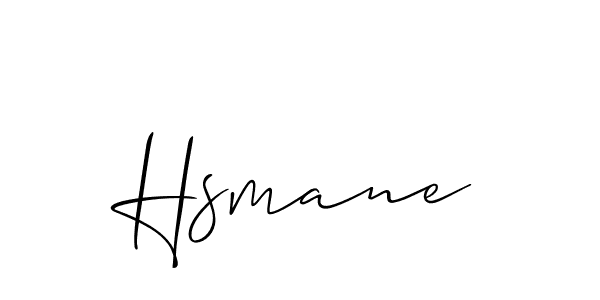 Also we have Hsmane name is the best signature style. Create professional handwritten signature collection using Allison_Script autograph style. Hsmane signature style 2 images and pictures png