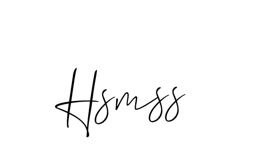 Also You can easily find your signature by using the search form. We will create Hsmss name handwritten signature images for you free of cost using Allison_Script sign style. Hsmss signature style 2 images and pictures png