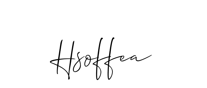 Make a beautiful signature design for name Hsoffea. Use this online signature maker to create a handwritten signature for free. Hsoffea signature style 2 images and pictures png