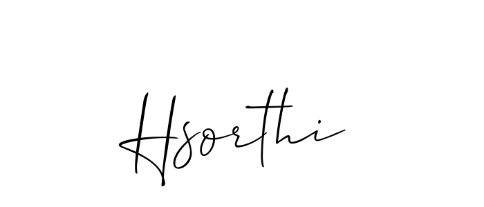 The best way (Allison_Script) to make a short signature is to pick only two or three words in your name. The name Hsorthi include a total of six letters. For converting this name. Hsorthi signature style 2 images and pictures png