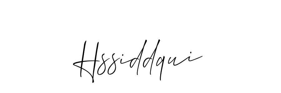 Make a beautiful signature design for name Hssiddqui. Use this online signature maker to create a handwritten signature for free. Hssiddqui signature style 2 images and pictures png