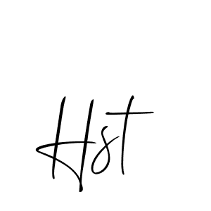 How to make Hst name signature. Use Allison_Script style for creating short signs online. This is the latest handwritten sign. Hst signature style 2 images and pictures png