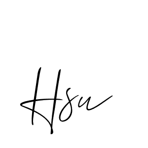 How to Draw Hsu signature style? Allison_Script is a latest design signature styles for name Hsu. Hsu signature style 2 images and pictures png