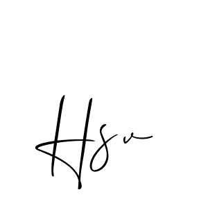 Create a beautiful signature design for name Hsv. With this signature (Allison_Script) fonts, you can make a handwritten signature for free. Hsv signature style 2 images and pictures png