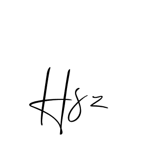 Make a short Hsz signature style. Manage your documents anywhere anytime using Allison_Script. Create and add eSignatures, submit forms, share and send files easily. Hsz signature style 2 images and pictures png