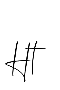 How to make Ht signature? Allison_Script is a professional autograph style. Create handwritten signature for Ht name. Ht signature style 2 images and pictures png
