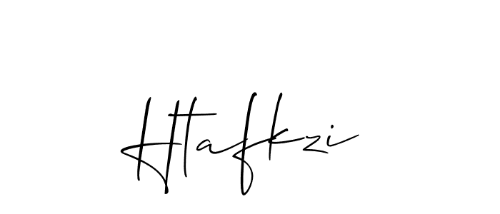 Design your own signature with our free online signature maker. With this signature software, you can create a handwritten (Allison_Script) signature for name Htafkzi. Htafkzi signature style 2 images and pictures png