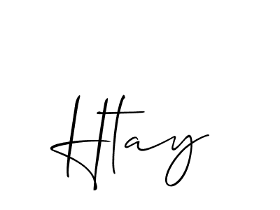 Htay stylish signature style. Best Handwritten Sign (Allison_Script) for my name. Handwritten Signature Collection Ideas for my name Htay. Htay signature style 2 images and pictures png