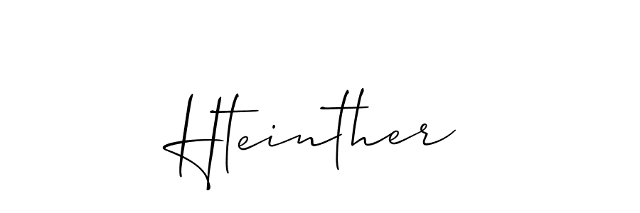 You should practise on your own different ways (Allison_Script) to write your name (Hteinther) in signature. don't let someone else do it for you. Hteinther signature style 2 images and pictures png