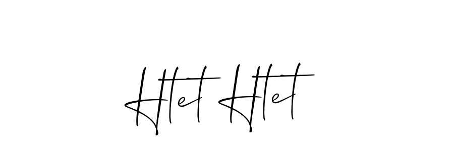 Best and Professional Signature Style for Htet Htet. Allison_Script Best Signature Style Collection. Htet Htet signature style 2 images and pictures png