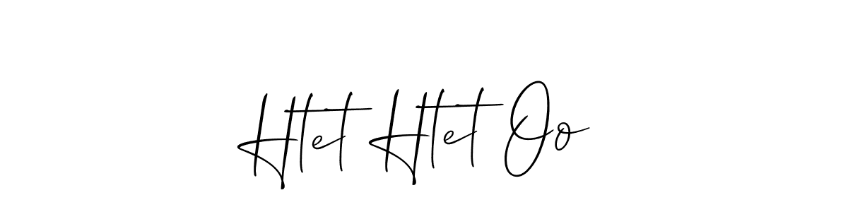 Similarly Allison_Script is the best handwritten signature design. Signature creator online .You can use it as an online autograph creator for name Htet Htet Oo. Htet Htet Oo signature style 2 images and pictures png