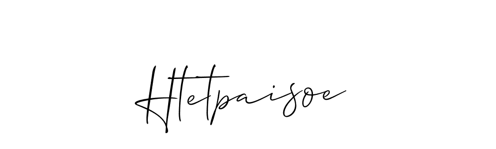 Htetpaisoe stylish signature style. Best Handwritten Sign (Allison_Script) for my name. Handwritten Signature Collection Ideas for my name Htetpaisoe. Htetpaisoe signature style 2 images and pictures png