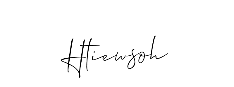 Make a beautiful signature design for name Htiewsoh. With this signature (Allison_Script) style, you can create a handwritten signature for free. Htiewsoh signature style 2 images and pictures png