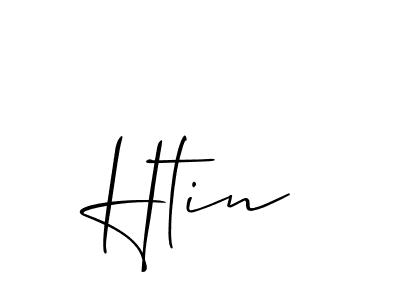 Htin stylish signature style. Best Handwritten Sign (Allison_Script) for my name. Handwritten Signature Collection Ideas for my name Htin. Htin signature style 2 images and pictures png