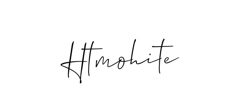 Also we have Htmohite name is the best signature style. Create professional handwritten signature collection using Allison_Script autograph style. Htmohite signature style 2 images and pictures png