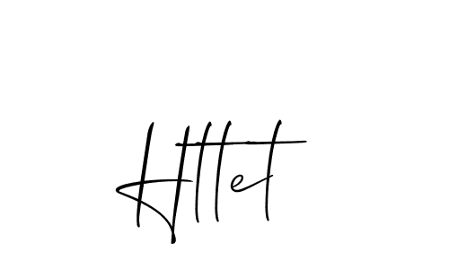 It looks lik you need a new signature style for name Httet. Design unique handwritten (Allison_Script) signature with our free signature maker in just a few clicks. Httet signature style 2 images and pictures png
