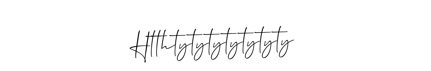 Use a signature maker to create a handwritten signature online. With this signature software, you can design (Allison_Script) your own signature for name Htthtytytytytytyty. Htthtytytytytytyty signature style 2 images and pictures png