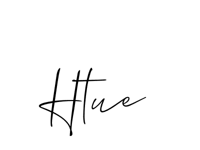 How to make Htue name signature. Use Allison_Script style for creating short signs online. This is the latest handwritten sign. Htue signature style 2 images and pictures png