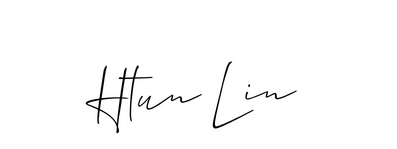 How to Draw Htun Lin signature style? Allison_Script is a latest design signature styles for name Htun Lin. Htun Lin signature style 2 images and pictures png