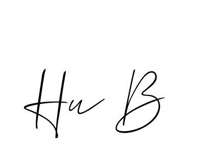 Once you've used our free online signature maker to create your best signature Allison_Script style, it's time to enjoy all of the benefits that Hu B name signing documents. Hu B signature style 2 images and pictures png