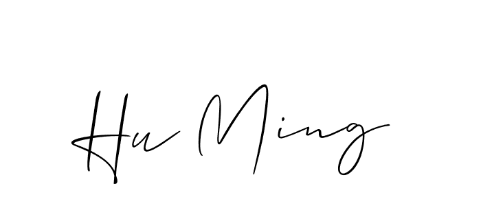 You can use this online signature creator to create a handwritten signature for the name Hu Ming. This is the best online autograph maker. Hu Ming signature style 2 images and pictures png