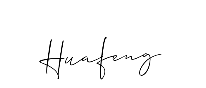 See photos of Huafeng official signature by Spectra . Check more albums & portfolios. Read reviews & check more about Allison_Script font. Huafeng signature style 2 images and pictures png