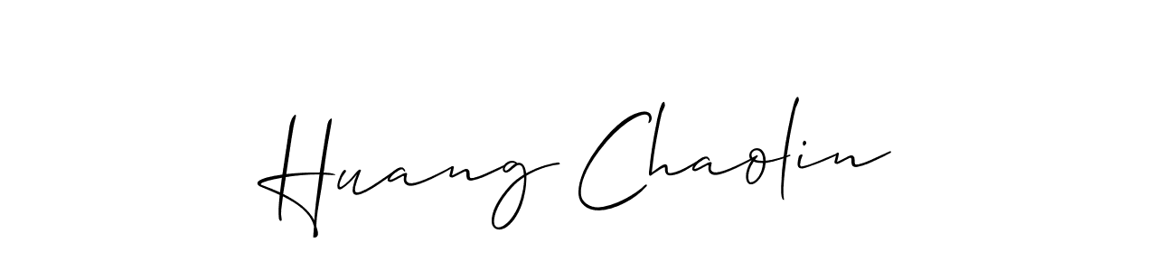 Make a beautiful signature design for name Huang Chaolin. Use this online signature maker to create a handwritten signature for free. Huang Chaolin signature style 2 images and pictures png