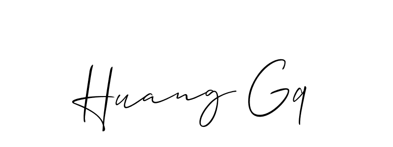 This is the best signature style for the Huang Gq name. Also you like these signature font (Allison_Script). Mix name signature. Huang Gq signature style 2 images and pictures png